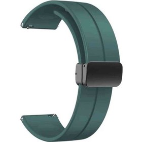 Resim Apsuwa Vestel Uyumlu Akıllı Saat 2 Kordon Kayış D-buckle Mıknatıslı Silikon 22/dbk 