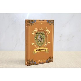Resim Büro Ev Ofis Hediyesi İçin Hpotter Hufflepuff Stil Deri Defter 