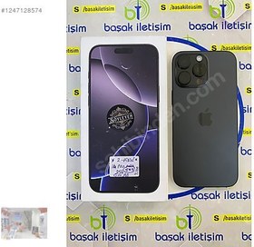 Resim Apple iPhone 16 Pro Max İkinci El YD | 256 GB | Siyah 