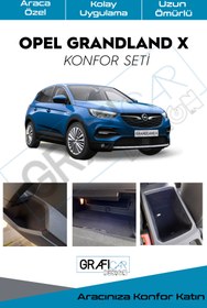 Resim GRAFİCAR Opel Grandland X Uyumlu Konfor Seti-iç Trim Kumaş Kadife Kaplama-ses Izolasyon Amaçlı Kaplama 