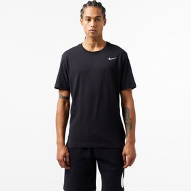 Resim Nike Dri-FIT Dfc Crew Solid Erkek Siyah T-Shirt 