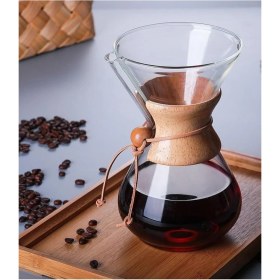 Resim Feyza Design 800 ml Cam Kahve Demleme Ekipmanı, Şık ve Kullanışlı Tasarım 