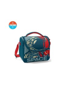 Resim Coral High Kids Çivit Kırmızı Astronot Desenli Thermo Beslenme Çantası 11840 