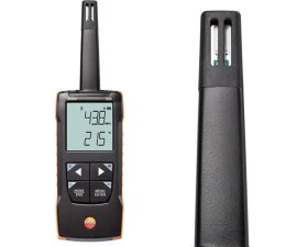 Resim Testo 625 Taşınabilir Akıllı Sıcaklık ve Nem Ölçer Uygulama Bağlantılı 