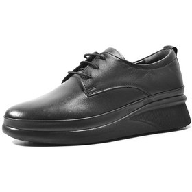 Resim Beety 23Bk195.918 Hakiki Deri Siyah Ortopedik Kadın Iş Ayakkabı Siyah 