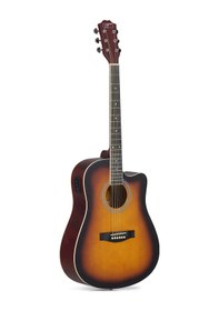 Resim Zoppran Aczp150Sb Sunburst Elektro Akustik Gitar 