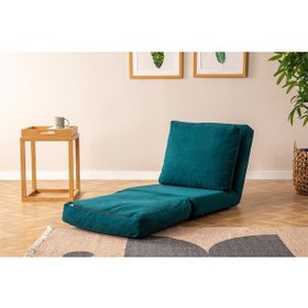Resim Pafu Taida Tekli Katlanır Yataklı Uzanma Koltuğu Petrol Yeşil 