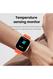 Resim Epilons Ws28 Ultra 49mm Siri Tansiyon Ateş Nabız Ölçer Akıllı Saat 