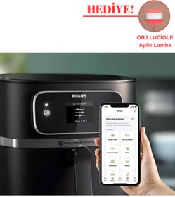 Resim Philips Yeni Seri Xxl 8,3l Şimdiye Kadarki En Büyük Airfryer 22si Bir Arada Ultra Premium Son Seri,Lambader 