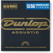 Resim Jim Dunlop DAB1356 Medium 80/20 Bronze Akustik Gitar Teli (13-56) 