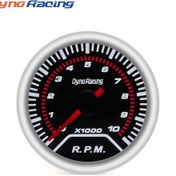 Resim Araba Modifiye Edilmiş 12v Evrensel Güneş Gözlüğü Takometre 52mm Beyaz Işık Yarış Aleti 0-10 1272 