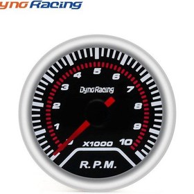 Resim Araba Modifiye Edilmiş 12v Evrensel Güneş Gözlüğü Takometre 52mm Beyaz Işık Yarış Aleti 0-10 1272 