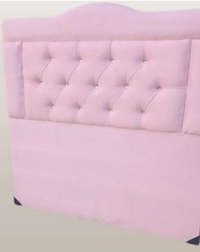 Resim Bengi Ticaret Dk El Yapımı Tay Tüyü Kumaş Tek Kişilik Başlık Pudra Pembe 90 