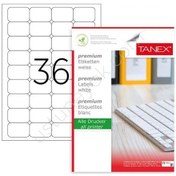Resim Tanex Tw-2453 45X30MMx100Ad. Lazer Yazıcı Etiketi 