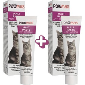 Resim Pawmas Malt Paste (Anti-Hairball) Kedi Macunu 100 Gr x 2 Adet 