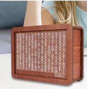 Resim Lijinxu Retro Para Kutusu Sayaçlı Taşınabilir Para Tasarrufu 