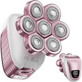 Resim Wyklaus - Kadınlar Için Elektrikli Kafa Tıraş Makinesi - Pembe 