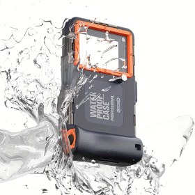 Resim Yeni Çok Fonksiyonlu Dayanıklı Su Geçirmez 15m/50ft Su Altı Yüzme Şnorkelle Su Altı Fotoğrafçılığı için Boyun Askılı Profesyonel Dalış Su Geçirmez Telefon Kılıfı iPhone/Samsung/Xiaomi/Huawei/Google/OPPO/Motorola/Vivo için 