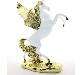 Resim MiraLive Polyester Şahlanan Kanatlı At Figürü 