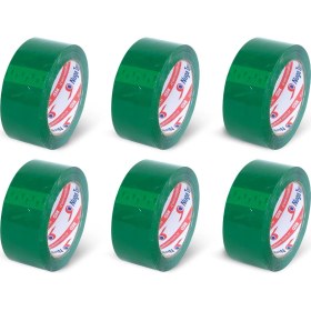 Resim 45 mm x 100 mt Yeşil Koli Bandı 6 Adet 