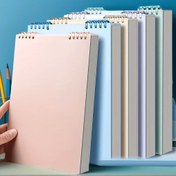Resim 60 Yaprak 120 Sayfa Yüksek Değere Sahip Basit Bir Düzenli Defter - Kalınlaştırılmış Kağıt Flip Gevşek Yaprak Kitabı, Kağıdı Kolayca Çıkarmak İçin Ayrılabilir Sarma Kitabı, Kolay Not Alma ve Çalışma Organizasyonu İçin Yardımcı, Akademik Adım, Gelişmiş Üniversite Günlüğü 