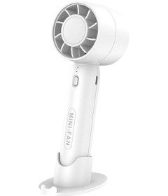 Resim Mini Taşınabilir El Tipi Vantilatör Küçük Yüksek Katlanabilir Kanatlı Beyaz, 
