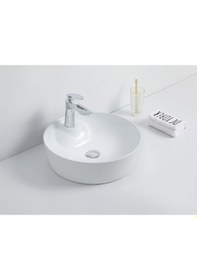 Resim Paluci Alanya White Yuvarlak Lavabo 