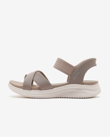 Resim SKECHERS ULTRA FLEX 3.0 Kadın Bej Sandalet 119975 TPE 