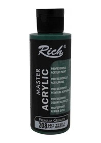 Resim Rich 120 Cc Akrilik Boya - Art Yeşili 208 