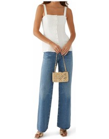 Resim Lucky Brand Faithfull The Brand Şık Kadın Kolsuz Yelek Beyaz Xs 