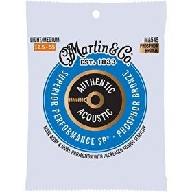 Resim Martin & Co MA545 SP Phosphor Bronze Akustik Gitar Telleri (Light Medium 12.5-55) 