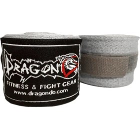 Resim Dragon 83811 Boks, Kick Boks ve Muay Thai Bandajı 3,5 M Gri 