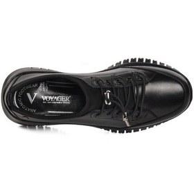 Resim Voyager Siyah Hakiki Deri Kadın Günlük Ayakkabı Siyah 