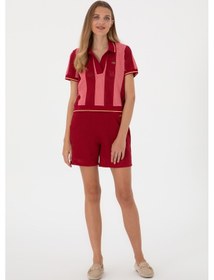 Resim U.s. Polo Assn. Kadın Vişne Şort Örme 50299894-vr223 Vişne Vişne Çürüğü 