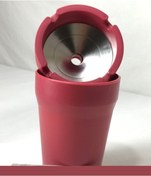 Resim zemshop Kokusuz Küllük Bardak Oto Küllük Araba Araç Sigara Metal Küllük 