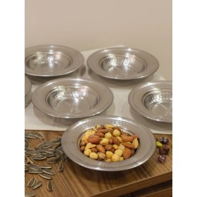 Resim YUNUSOĞLU HOME Otantik Paslanmaz Çelik Yuvarlak Çerezlik, Çerez Kasesi 3 Adet 