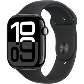 Resim Apple Watch Series 10 GPS 46 MM Alüminyum Kasa Spor Kordon S/M Akıllı Saat (Apple Türkiye Garantili) 
