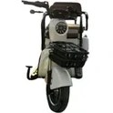 Resim Motolüx Fayton FX10 Krem Beyaz Elektrikli Motosiklet 60V - 24Ah Batarya 180 kg Taşıma Kapasitesi 3 Tekerlek 