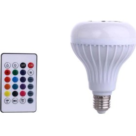 Resim Skygo Bluetooth Hoparlörlü Akıllı LED Ampül Disco Lamba Renkli 