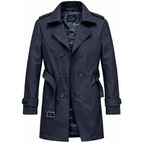 Resim Regular Fit Su Geçirmez Soğuğa Dayanıklı Trençkot Lacivert 