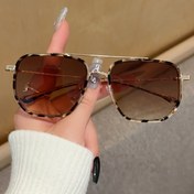 Resim 1 Adet Çift Köprü Vintage Boho Gözlük - Kadın Giyim Aksesuarı 