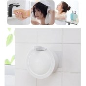 Resim Duvara Monte Sabunluk Tuvalet Su Geçirmez Vantuz Losyon Şişe Ev Banyo Mutfak Manuel Sıkma Losyon Şişesi | Sıvı Sabunluk 