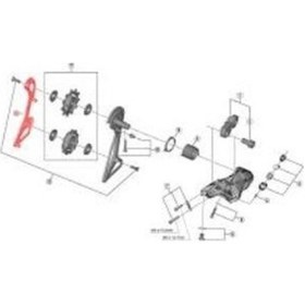 Resim Shimano Dura-ace Rd-r9100 İç Plaka Ss Tipi Y5zr98080 Siyah 