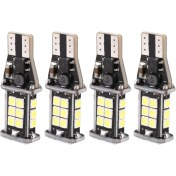 Resim Gemstone 4pc Hata 921 912 T10 T15 W16W LED Ters Işık, 24SMD 3030 LED Ampul 1500 Lümenler Aşırı Parlak (Yurt Dışından) 