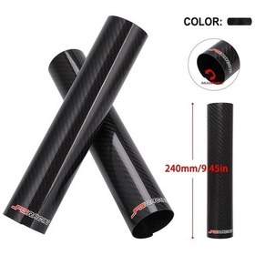 Resim Dashanshop Jfg Racıng 240mm Karbon Fiber Ön Fork Koruyucu Ayarlanabilir Motosiklet Şok Absorber 