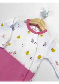 Resim Sezgibaby Kız Bebek Tulum Pembe 