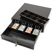 Resim Olympia LD 410AT 8 Bozuk Para 4 Kağıt Para Bölmeli Easy Push Metal Para Çekmecesi 