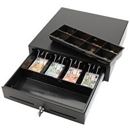 Resim Olympia LD 410AT 8 Bozuk Para 4 Kağıt Para Bölmeli Easy Push Metal Para Çekmecesi 