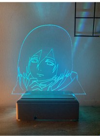 Resim Mikasa Ackerman Aot 16 Renk Gece Lambası 
