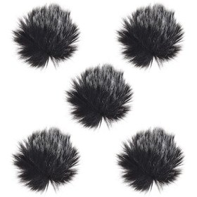 Resim Neevoyu Ey-m21 Modeli 5'li Paket Mikrofon Korumalı Peluş Kılıfı - 1cm Boyutlu Rüzgar Engeli 